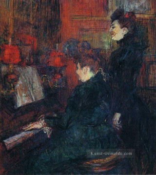 Henri de Toulouse Lautrec Werke - die Gesangsstunde Dihau der Lehrers mlle mit mme faveraud 1898 Toulouse Lautrec Henri de